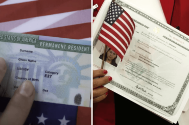 Persona con tarjeta de residente permanente y certificado de naturalización - Diferencia entre residente y ciudadano