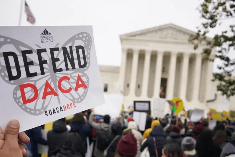 Protesta para defender DACA frente a la Corte Suprema - DREAMers 2022
