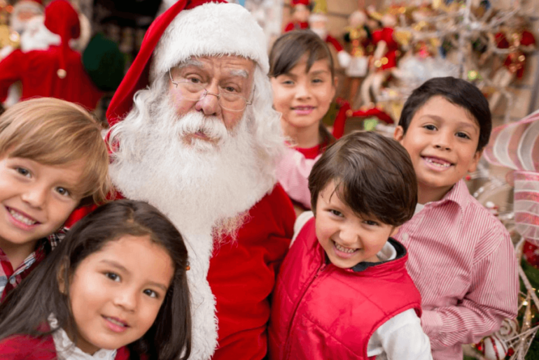 Fotos de Navidad - Foto navideña con Santa